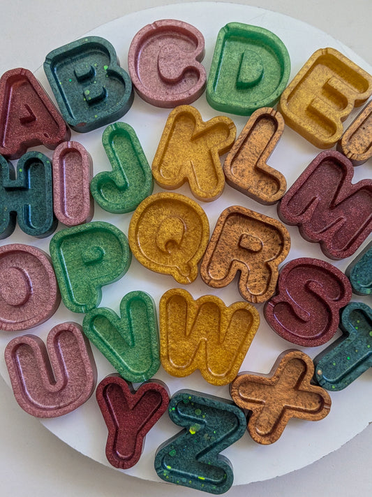 Bubble Letters- Cozy Color Collection