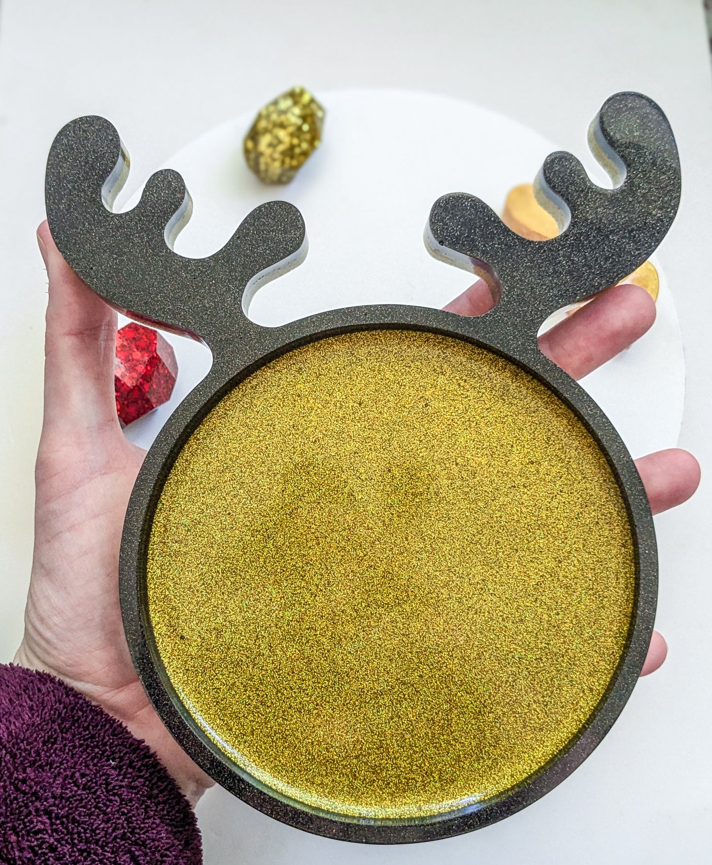 Reindeer Tray & Gems - Dazzling Dasher