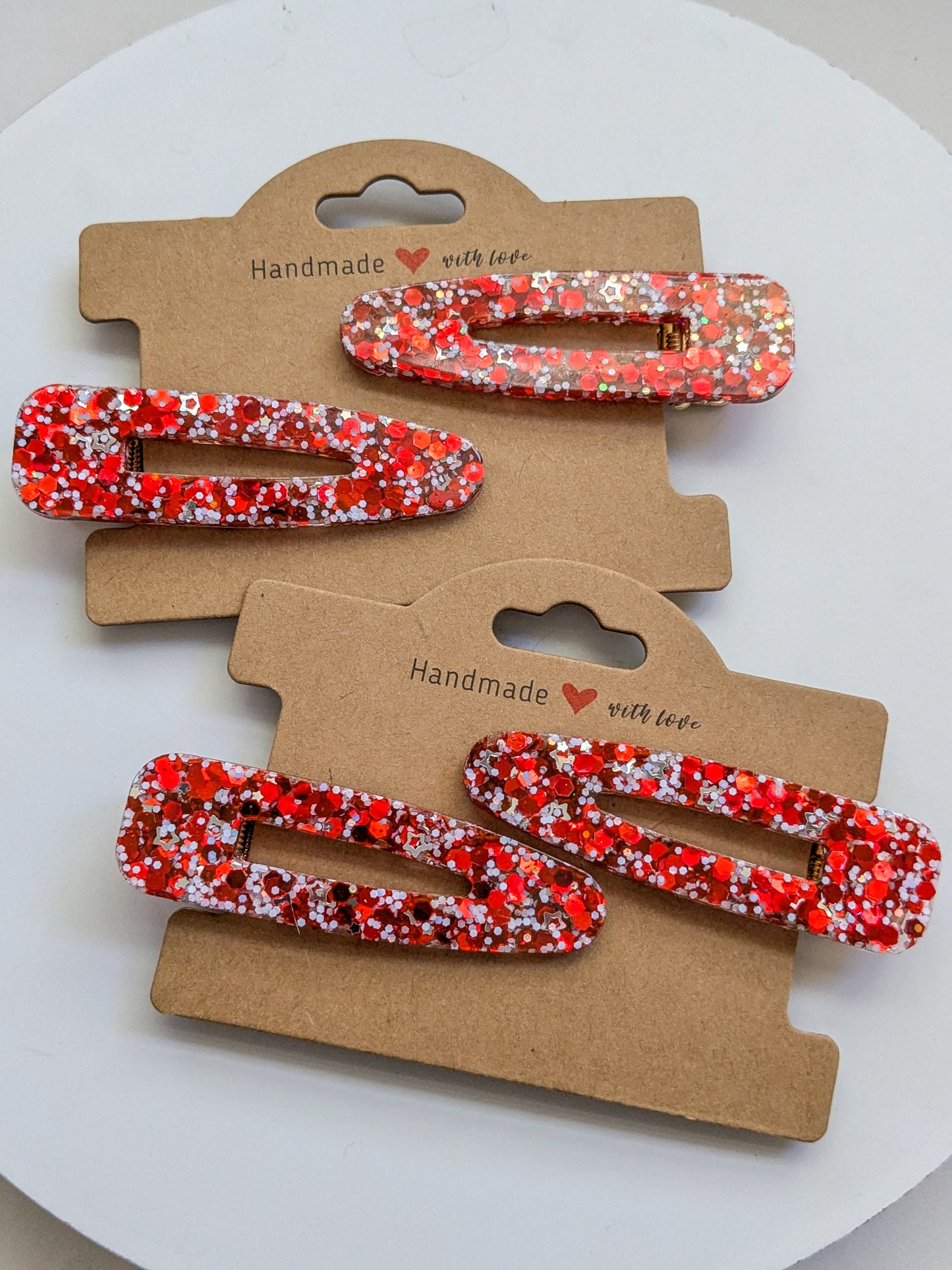 Hairclips - Peppermint Twist